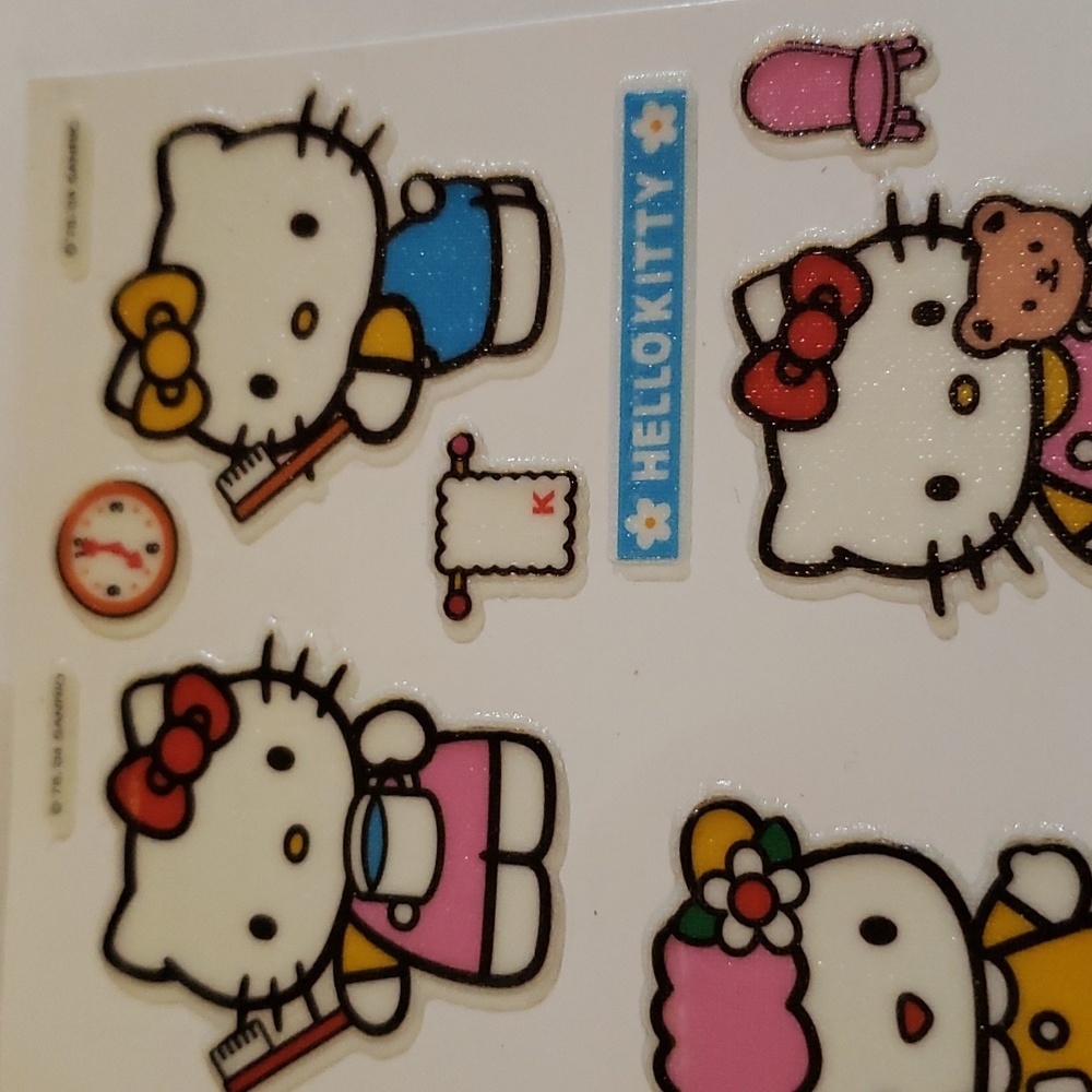 Vintage Hello Kitty Deco Sticker - Picture 5 of 6